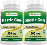 Best Naturals Mastic Gum Capsules 500mg front view