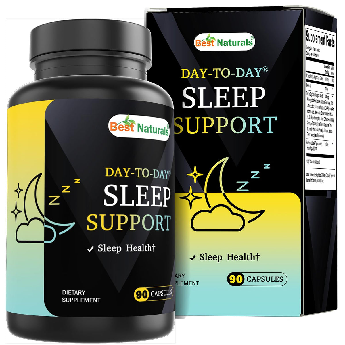 Best Naturals Melatonin Supplement bottle front view