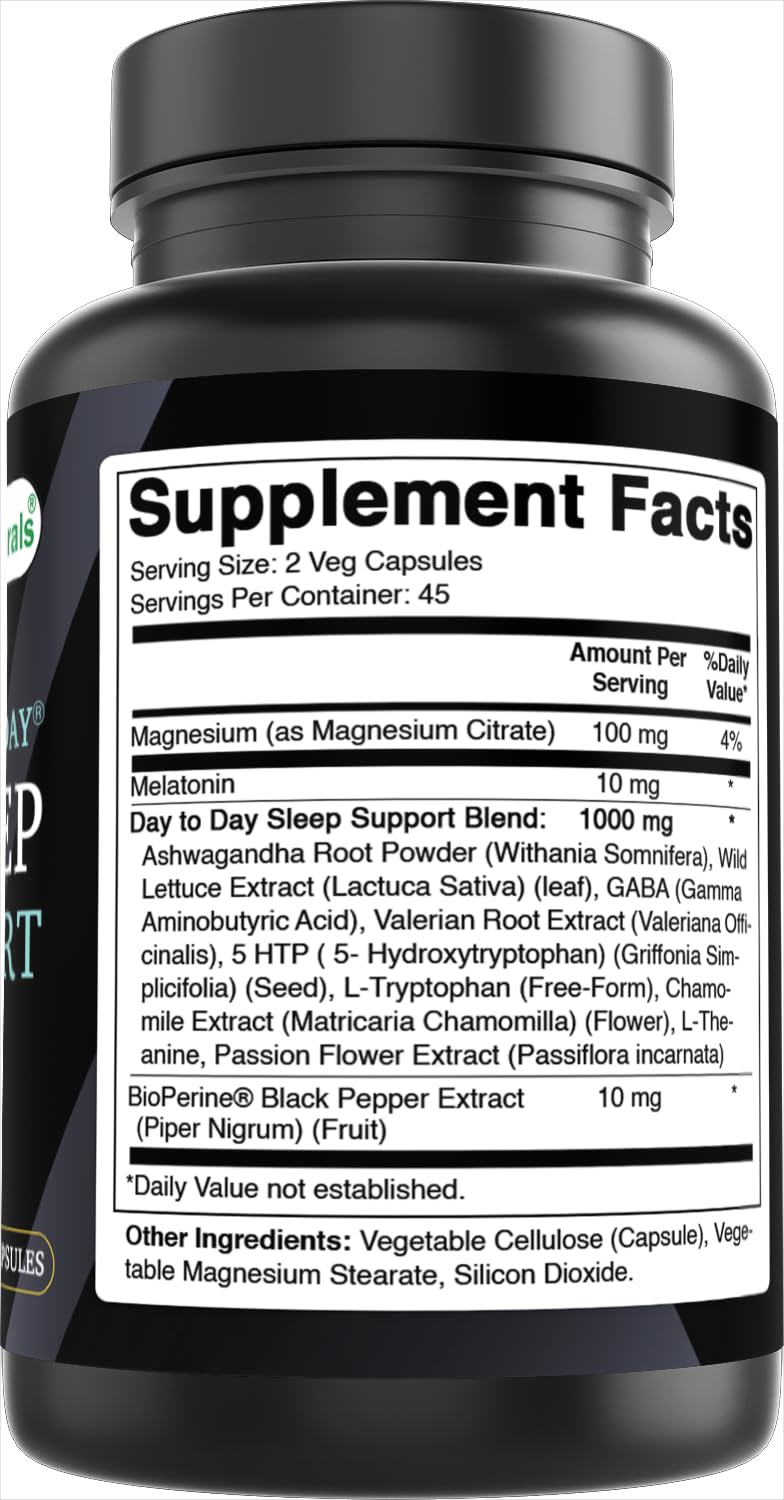 Best Naturals Melatonin Supplement with a measuring spoon