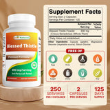 Best Naturals Milk Thistle 800mg bottle with label