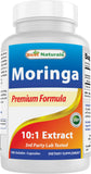 Best Naturals Moringa Extract 1500 mg 180 capsules front view