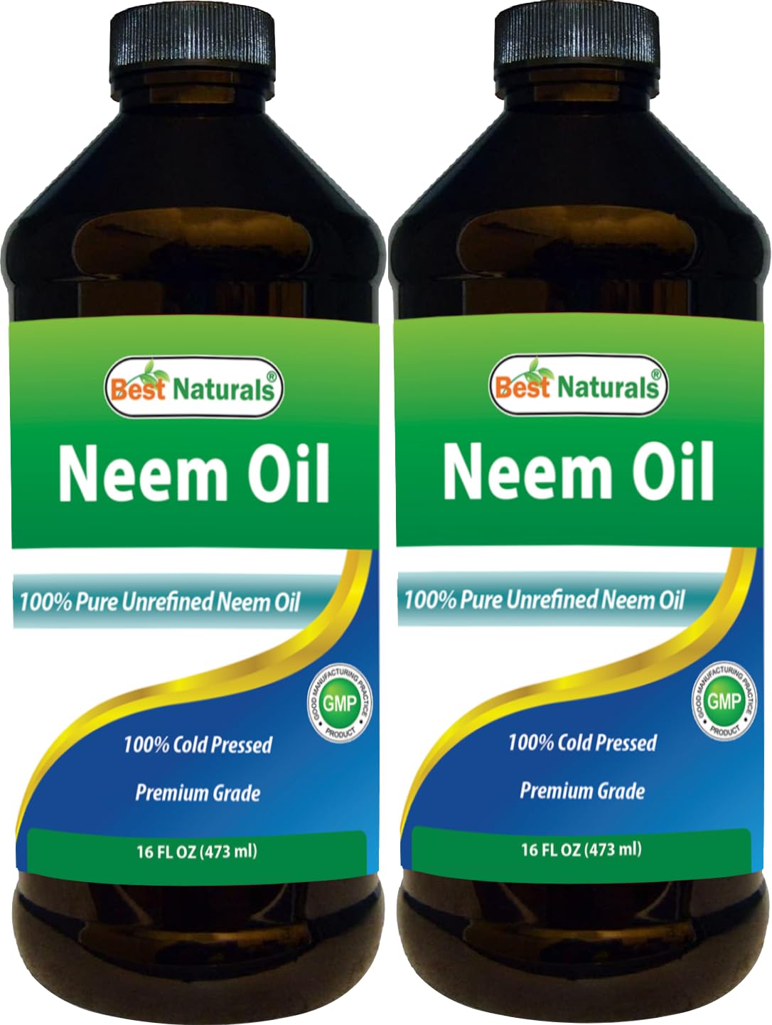 Best Naturals Neem Oil 100% Cold Pressed 454g front view