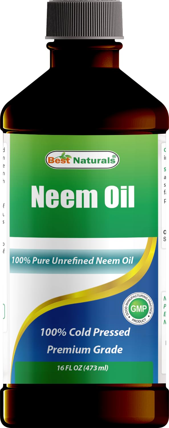Best Naturals Neem Oil 100% Pure 454g front view