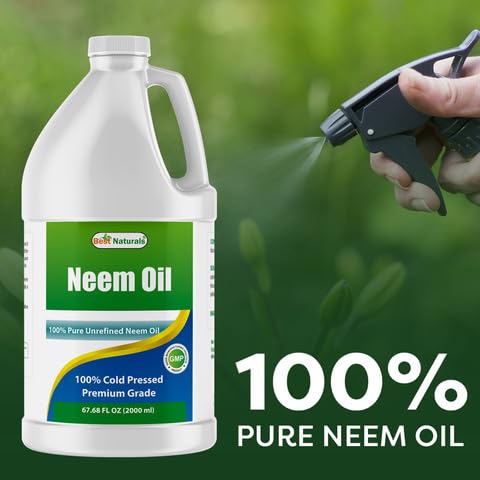 Best Naturals Neem Oil bottle with cap open