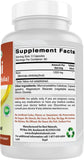 Best Naturals Noni Capsules 400mg bottle back view