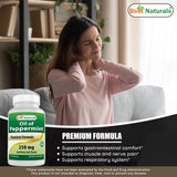 Best Naturals Peppermint Oil 250 mg capsules back view