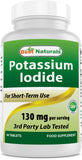 Best Naturals Potassium Iodide Tablets front view