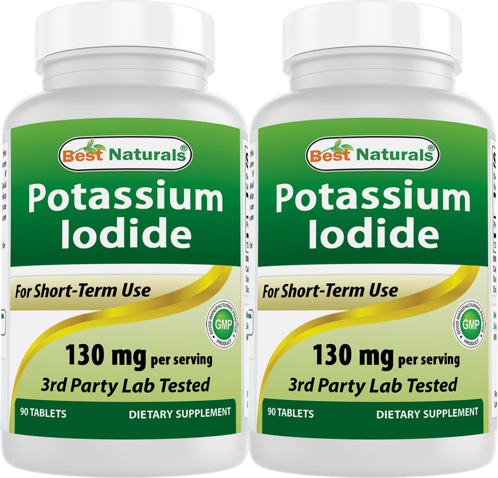 Best Naturals Potassium Tablets front view with packaging