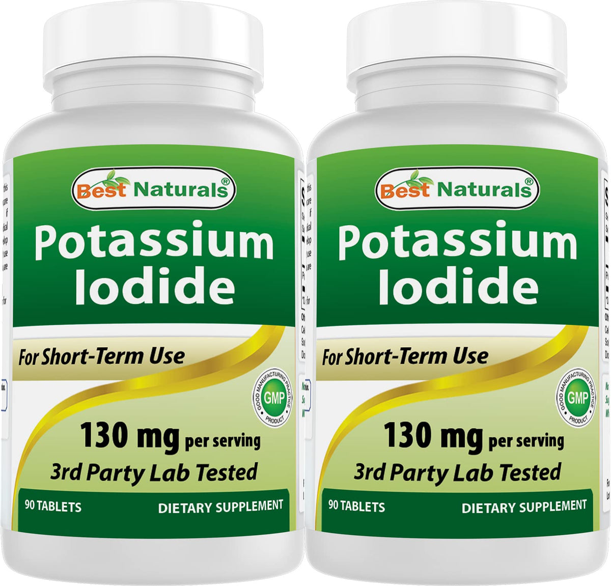 Best Naturals Potassium Tablets front view with packaging