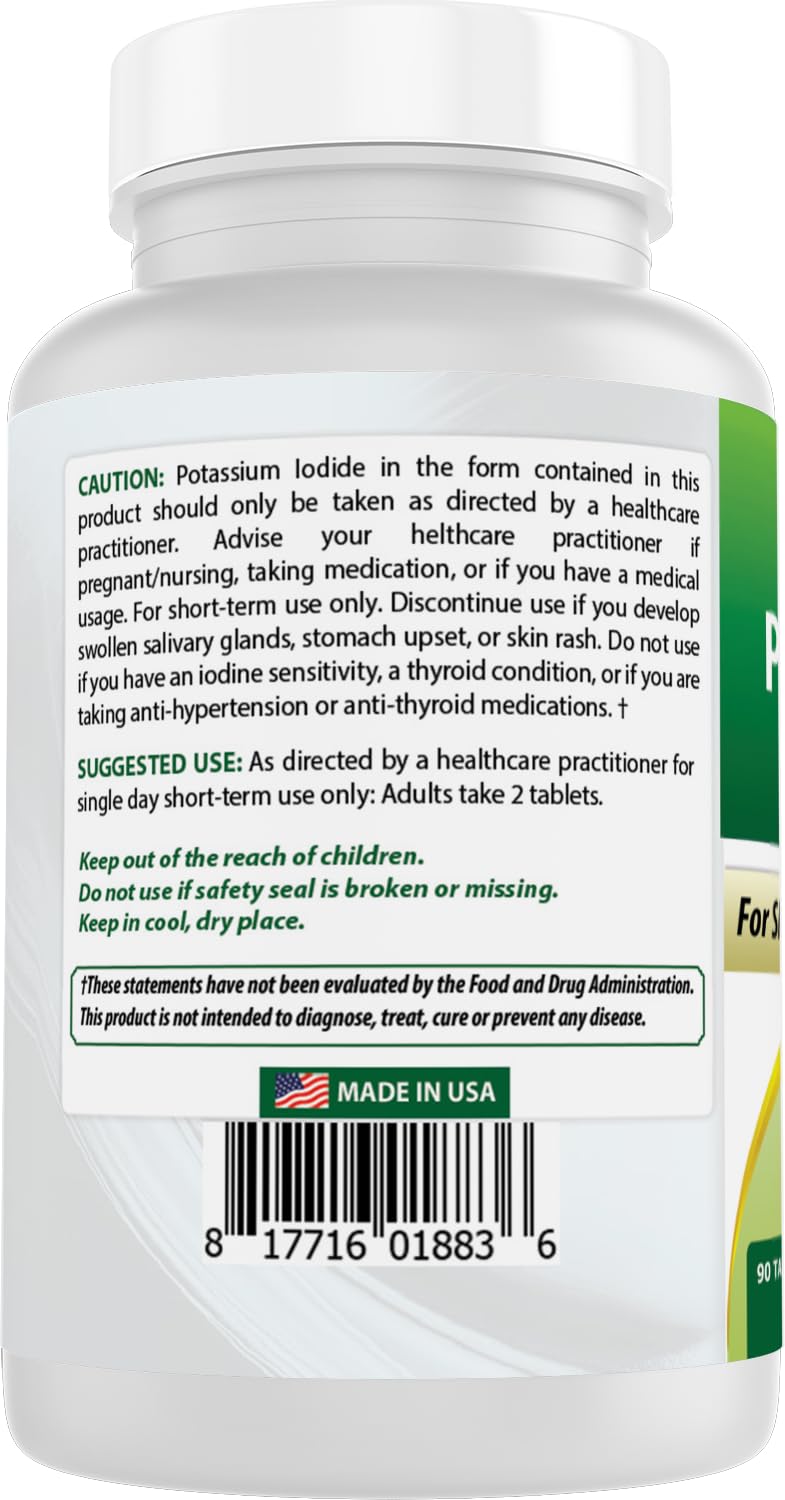 Best Naturals Potassium Tablets opened container showing tablets