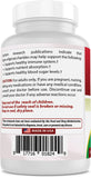 Best Naturals Prebiotic Fiber 1400mg bottle with a green plant background