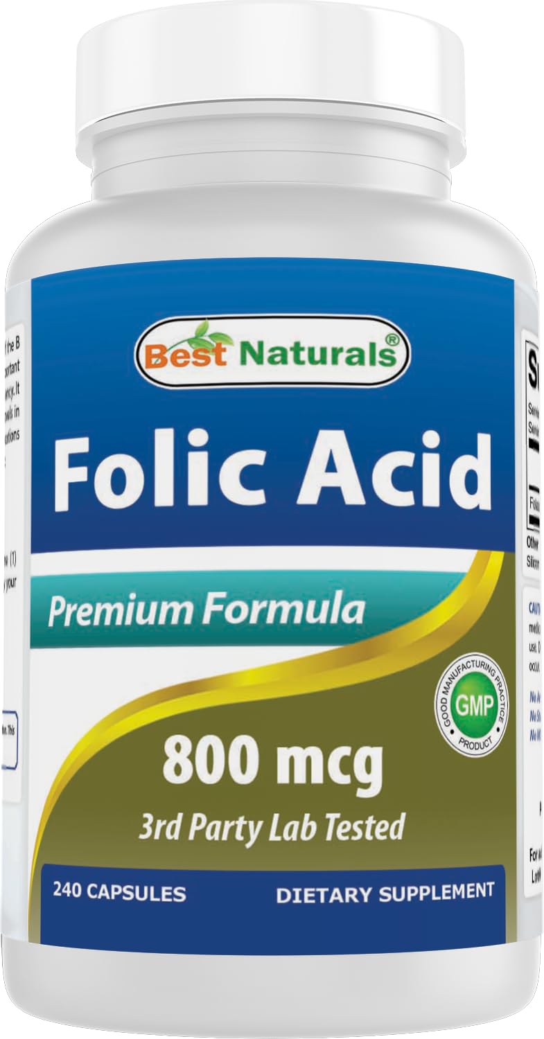 Best Naturals Prenatal Vitamins 240 Capsules front view