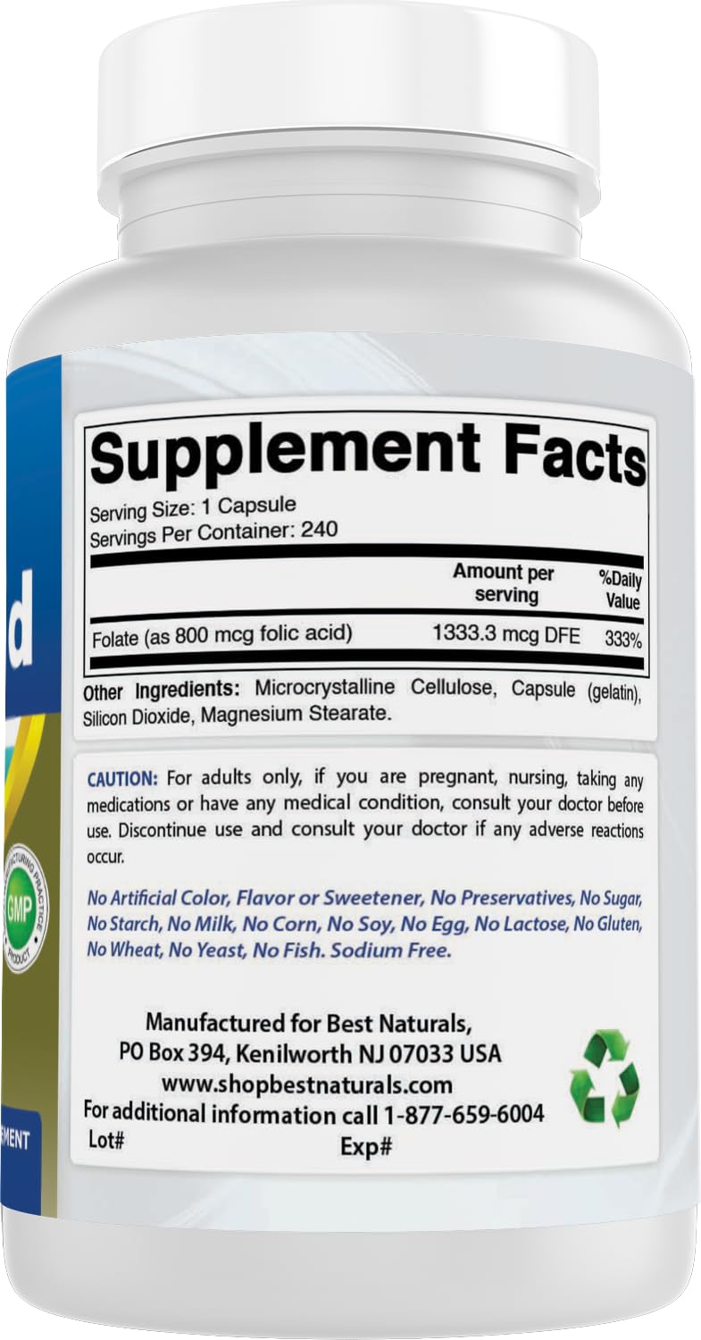 Best Naturals Prenatal Vitamins packaging details