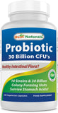 Best Naturals Probiotic Acidophilus 120 Vegetarian Capsules front view