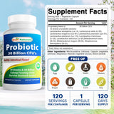Best Naturals Probiotic Acidophilus bottle with label showing 30 billion CFUs
