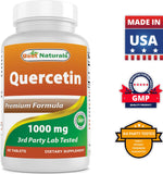 Best Naturals Quercetin 1000 mg 60 Tablets with measuring spoon