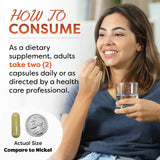 Best Naturals Quercetin 1000 mg capsules side view