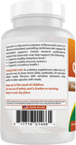 Best Naturals Quercetin 1000 mg capsules with a glass of water