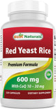 Best Naturals Red Yeast Rice bottle front view