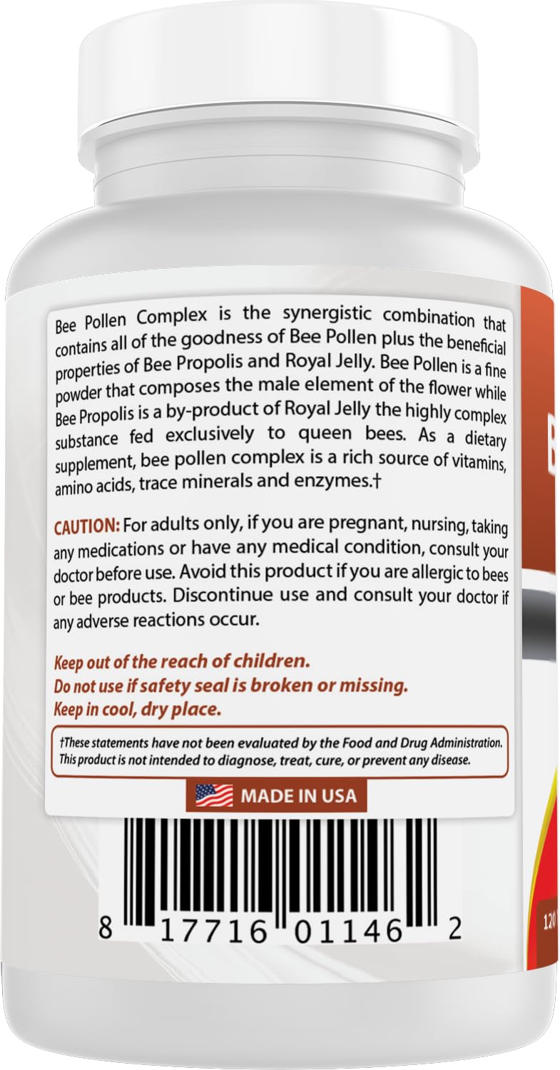 Best Naturals Royal Jelly tablets on a wooden surface