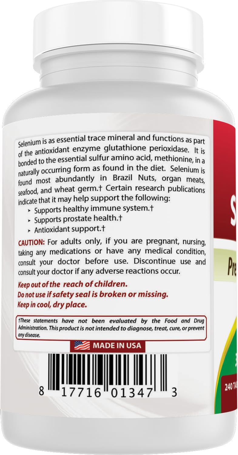 Best Naturals Selenium 200 mcg Tablets in a health setting