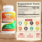 Best Naturals Soy Isoflavones bottle side view