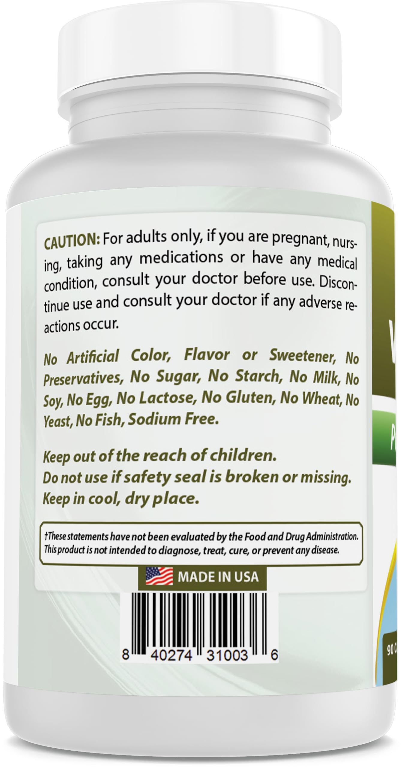 Best Naturals Vinpocetine 30 mg capsules with dosage details