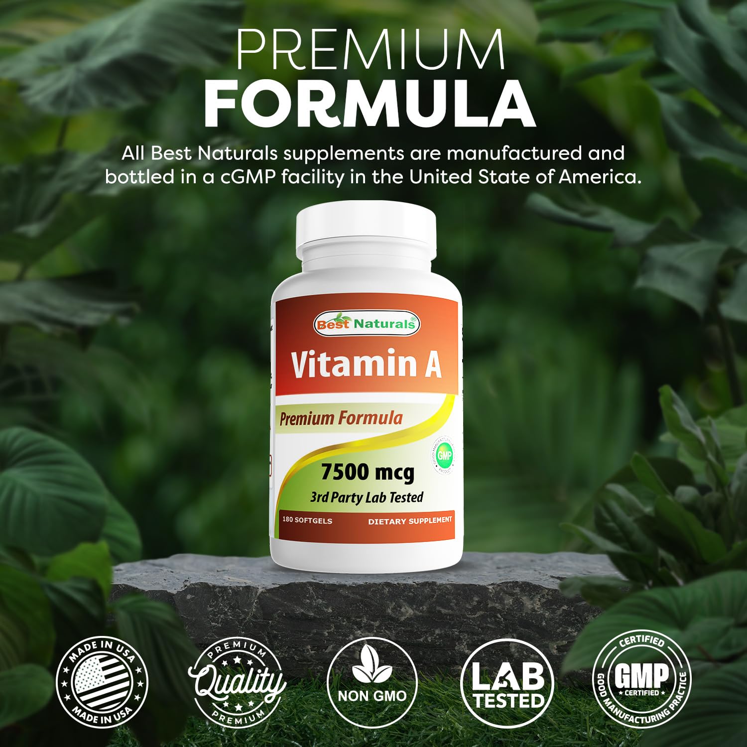 Best Naturals Vitamin A Softgels ingredients list
