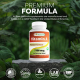 Best Naturals Vitamin A Softgels ingredients list