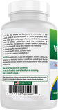 Best Naturals Vitamin B2 Capsules packaging with dimensions