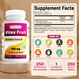 Best Naturals Vitex Chasteberry 400mg capsules close-up