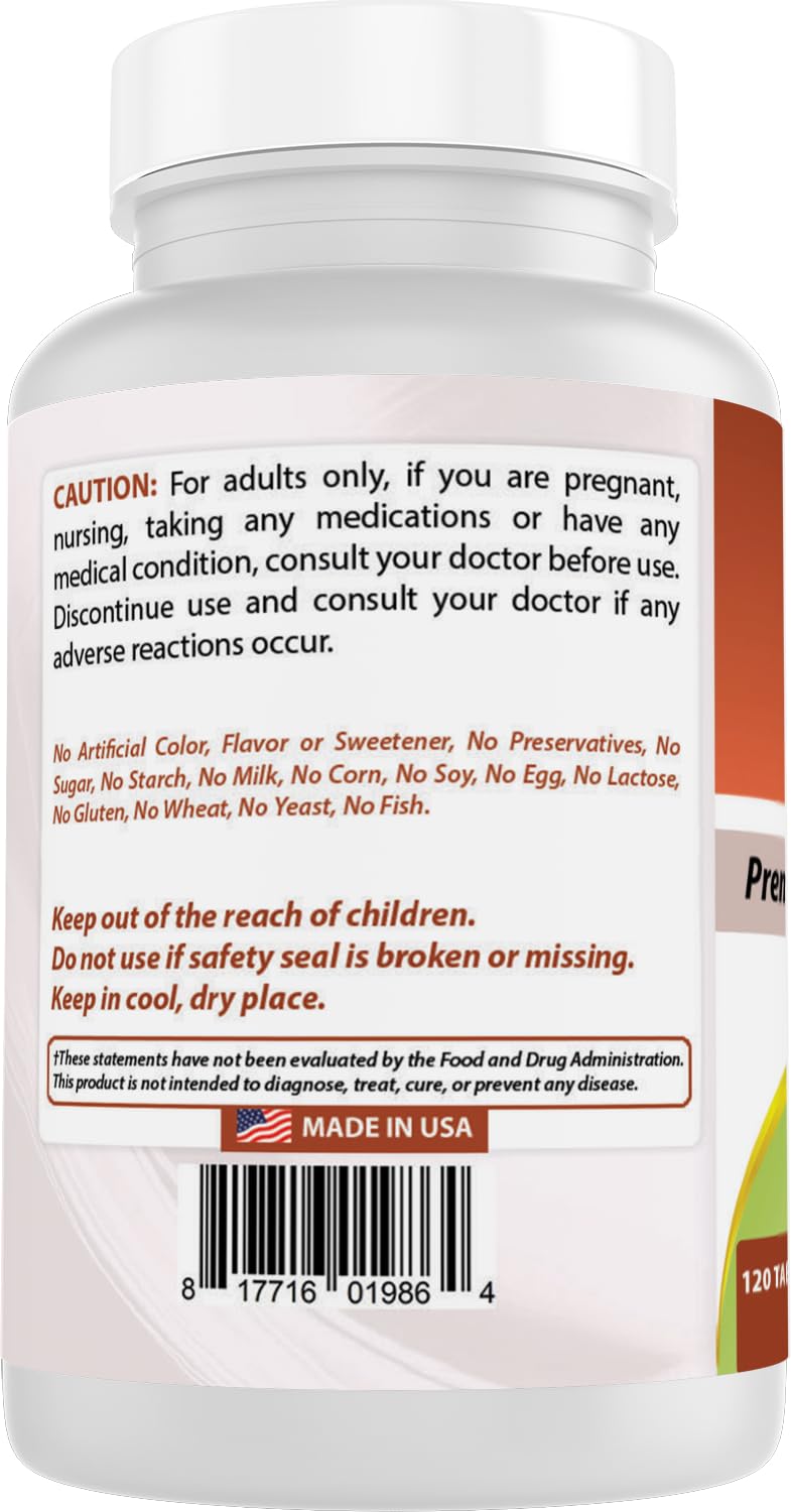 Best Naturals Zinc Sulfate Tablets 220mg on a wooden table
