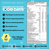 Best Nest Wellness Multivitamin Liquid bottle with tropical flavour label