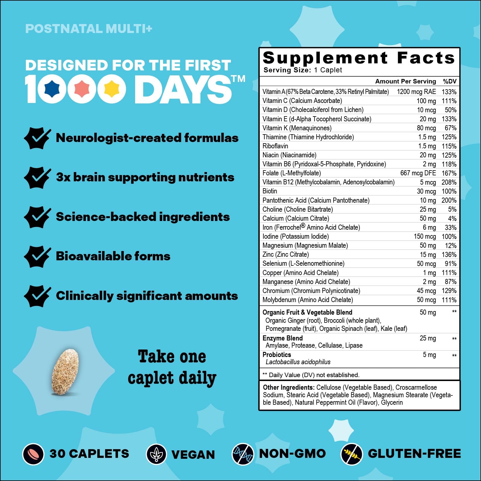 Best Nest Wellness Multivitamins ingredients list