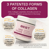 BEST Supplements Collagen Peptides 391g side view