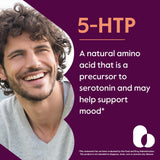 BESTVITE 5-HTP 400mg supplement back view