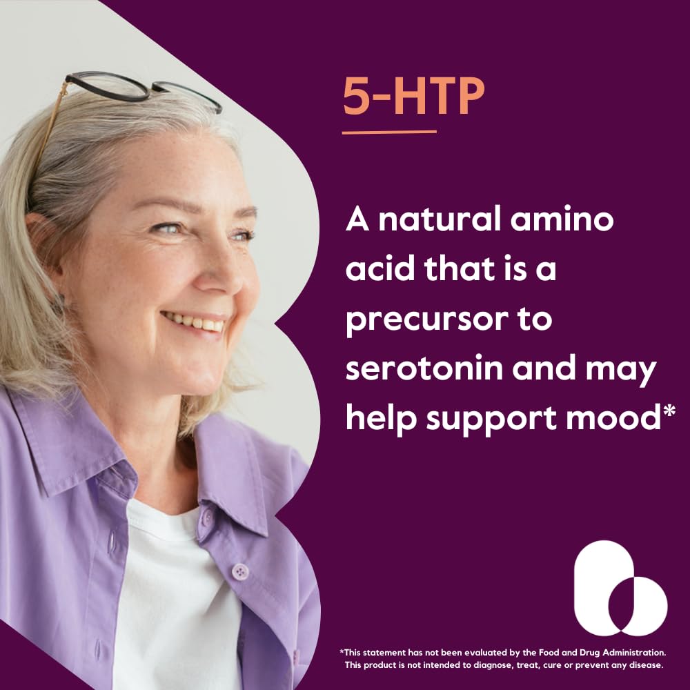BESTVITE 5-HTP Supplement 200mg capsule side view