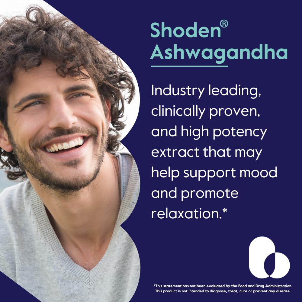 BESTVITE Advanced Ashwagandha bottle side view