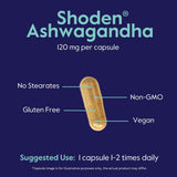BESTVITE Advanced Ashwagandha capsules in a hand