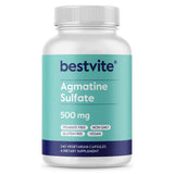 BESTVITE Agmatine Sulfate 500mg capsules front view