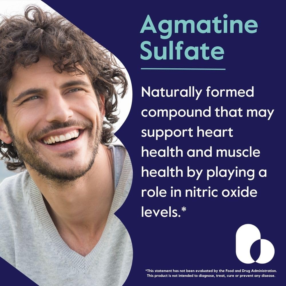 BESTVITE Agmatine Sulfate 500mg capsules side view