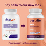 BESTVITE Alpha Ketoglutaric Acid 500mg Capsules packaging details