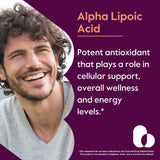 BESTVITE Alpha Lipoic Acid 300mg Capsules bottle side view