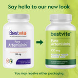 BESTVITE Artemisinin Herbal Supplement 100mg bottle with capsules