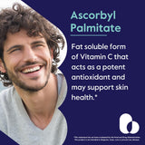 BESTVITE Ascorbyl Palmitate Vitamin C 500mg capsules on a wooden surface