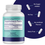 BESTVITE Benfotiamine 600mg Vitamin B-1 supplement back view
