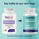 BESTVITE Benfotiamine capsules in a hand