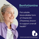 BESTVITE Benfotiamine Vitamin B-1 Supplement 300mg side view