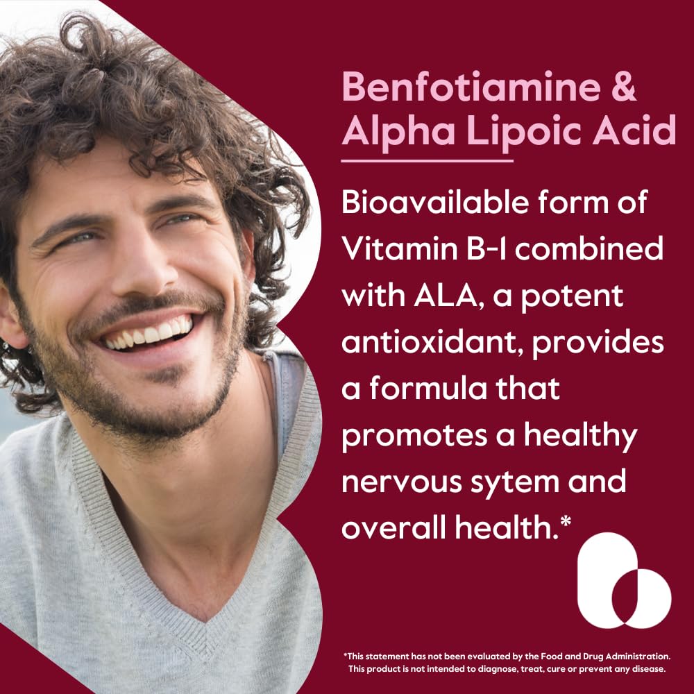BESTVITE Benfotiamine with Alpha Lipoic Acid capsules close-up