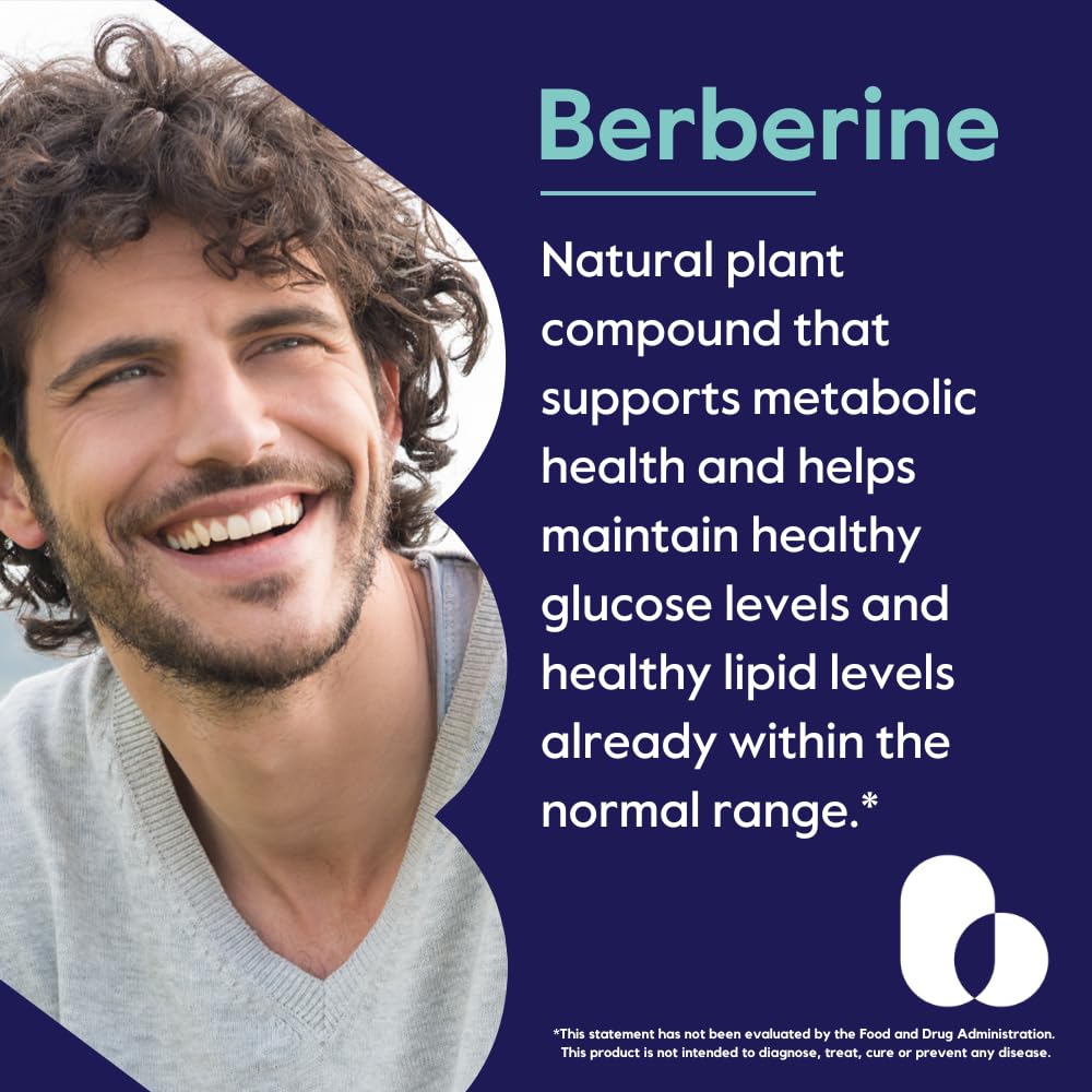 BESTVITE Berberine Capsules 500mg side view showing capsule details